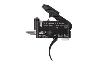 TriggerTech AR-15 Single-Stage Adaptable Pro Curved Trigger provides zero creep, short overtravel, and a tactical reset for AR-15 platforms.